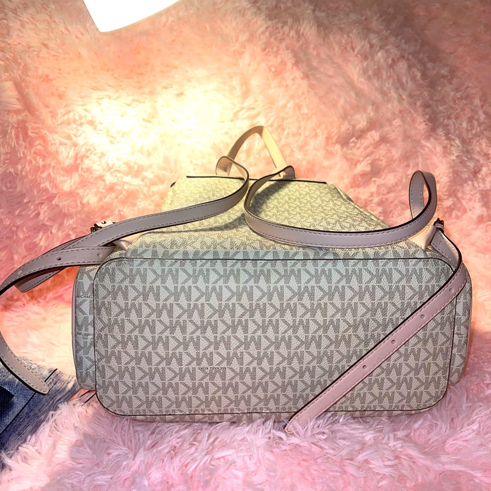 Cream colored Michael Kors Backpack - Picture 6 of 8